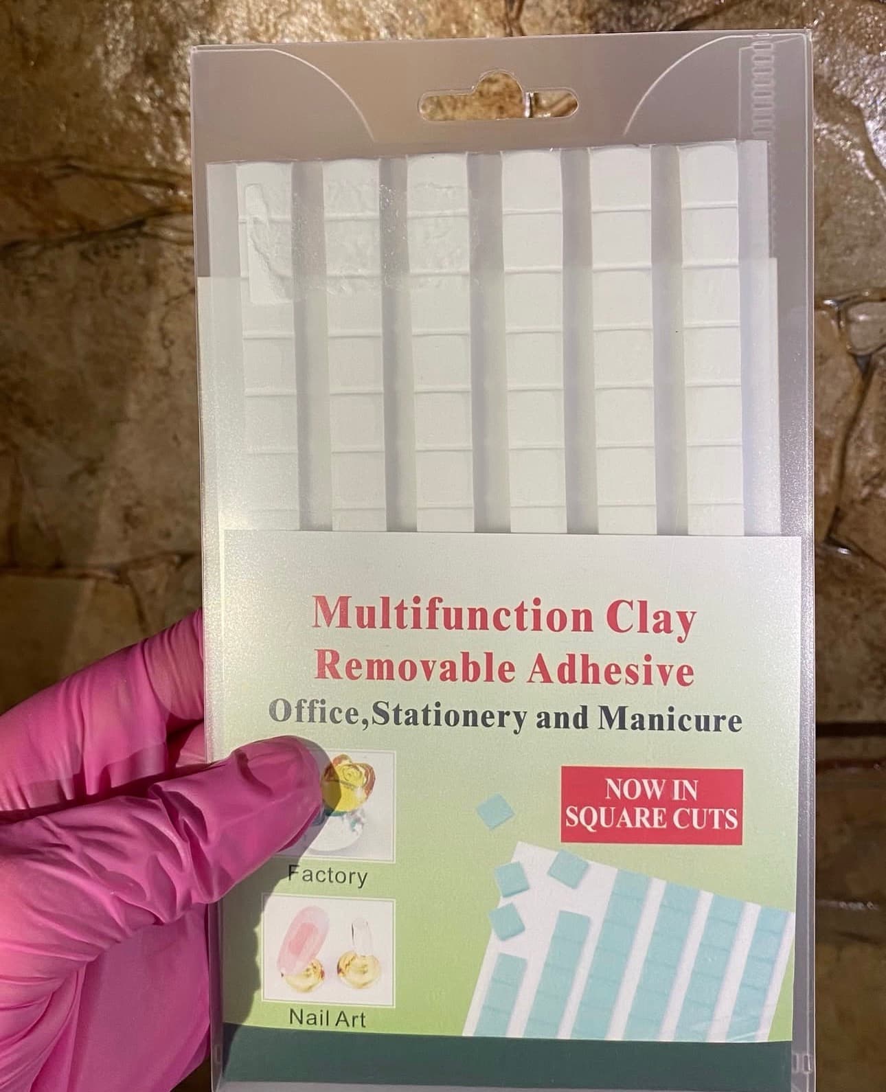 Pâte Adhésive Fixante Réutilisable pour Press-On Nails (Multifunction Clay / Pâte Fixe)