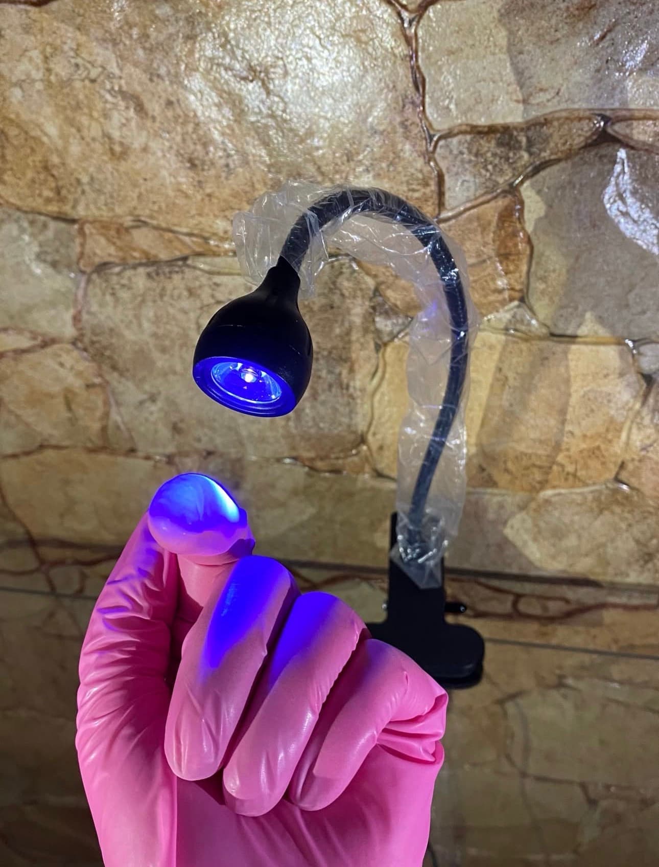 Lampe UV/LED flexible pour pose américaine